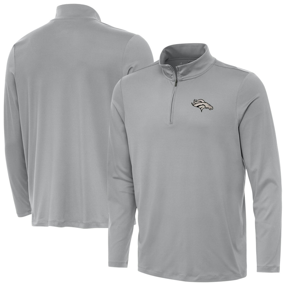 Denver Broncos  Antigua Reprocess Quarter-Zip Top