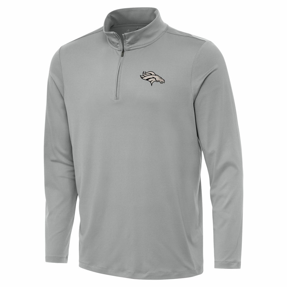 Denver Broncos  Antigua Reprocess Quarter-Zip Top