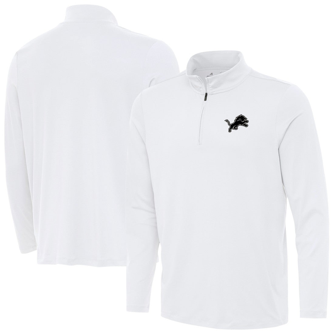 Detroit Lions  Antigua Reprocess Quarter-Zip Top