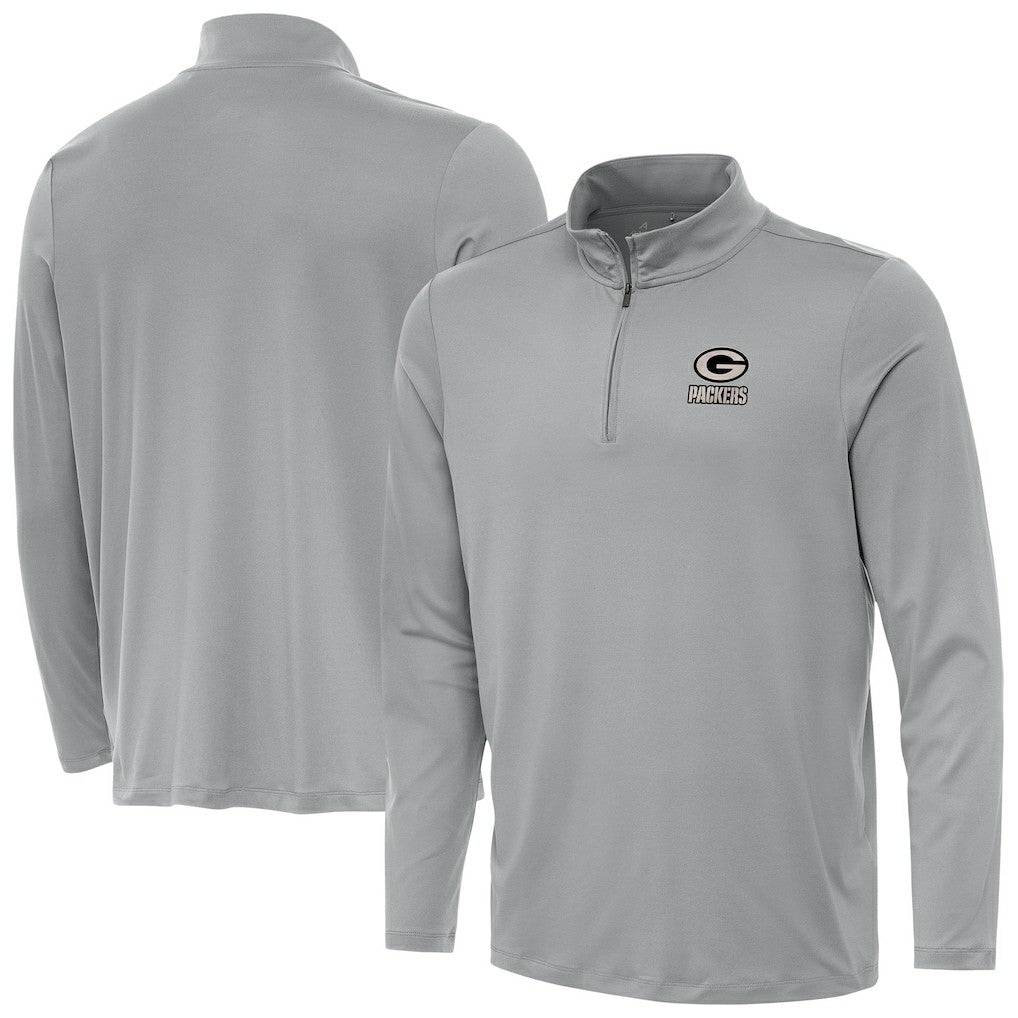 Green Bay Packers  Antigua Reprocess Quarter-Zip Top