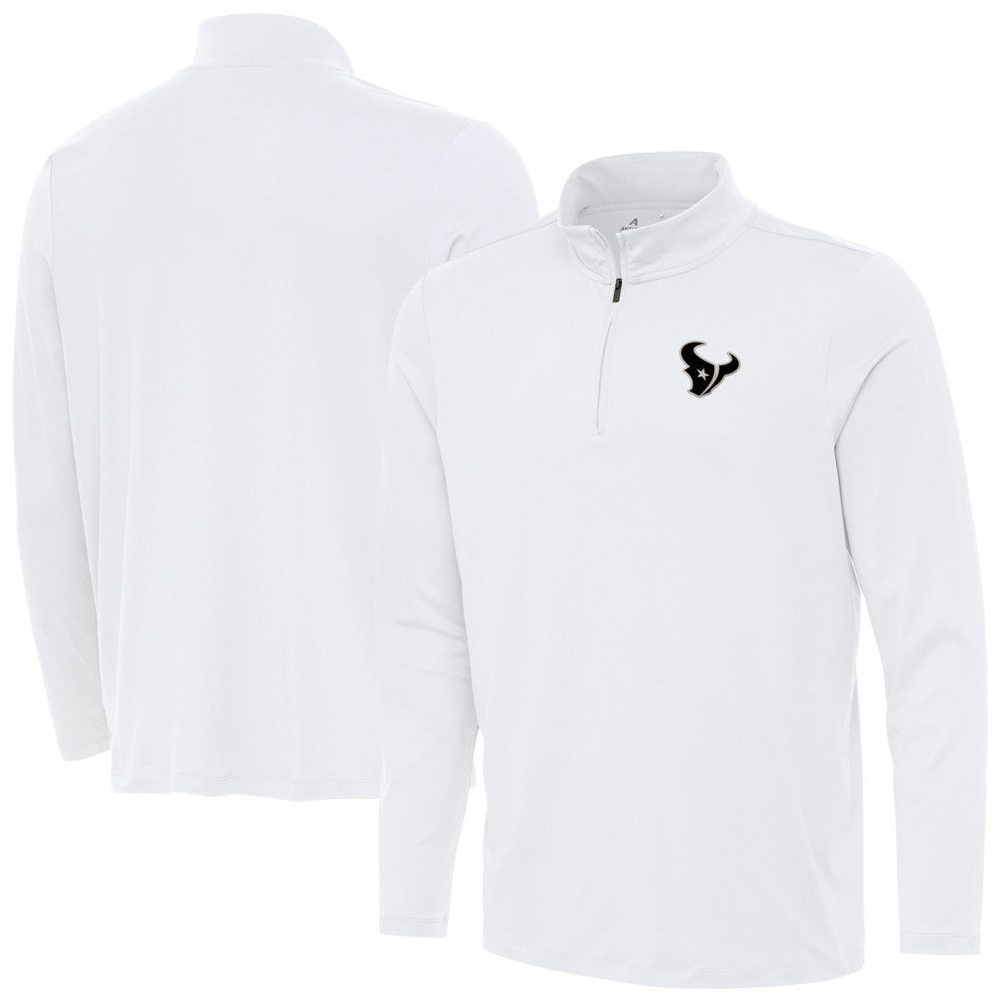 Houston Texans  Antigua Reprocess Quarter-Zip Top