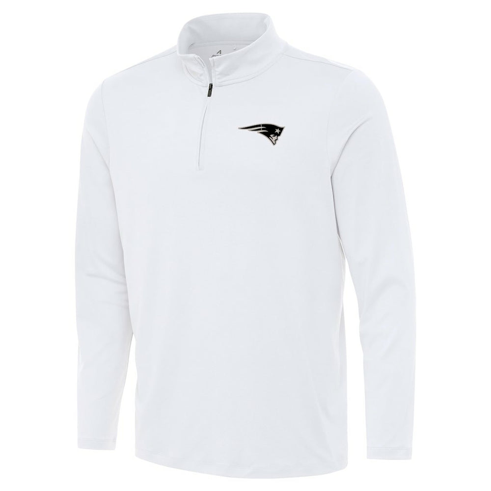 New England Patriots  Antigua Reprocess Quarter-Zip Top
