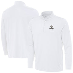 New Orleans Saints  Antigua Reprocess Quarter-Zip Top