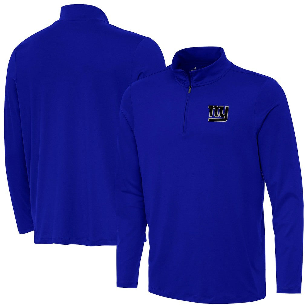New York Giants  Antigua Reprocess Quarter-Zip Top