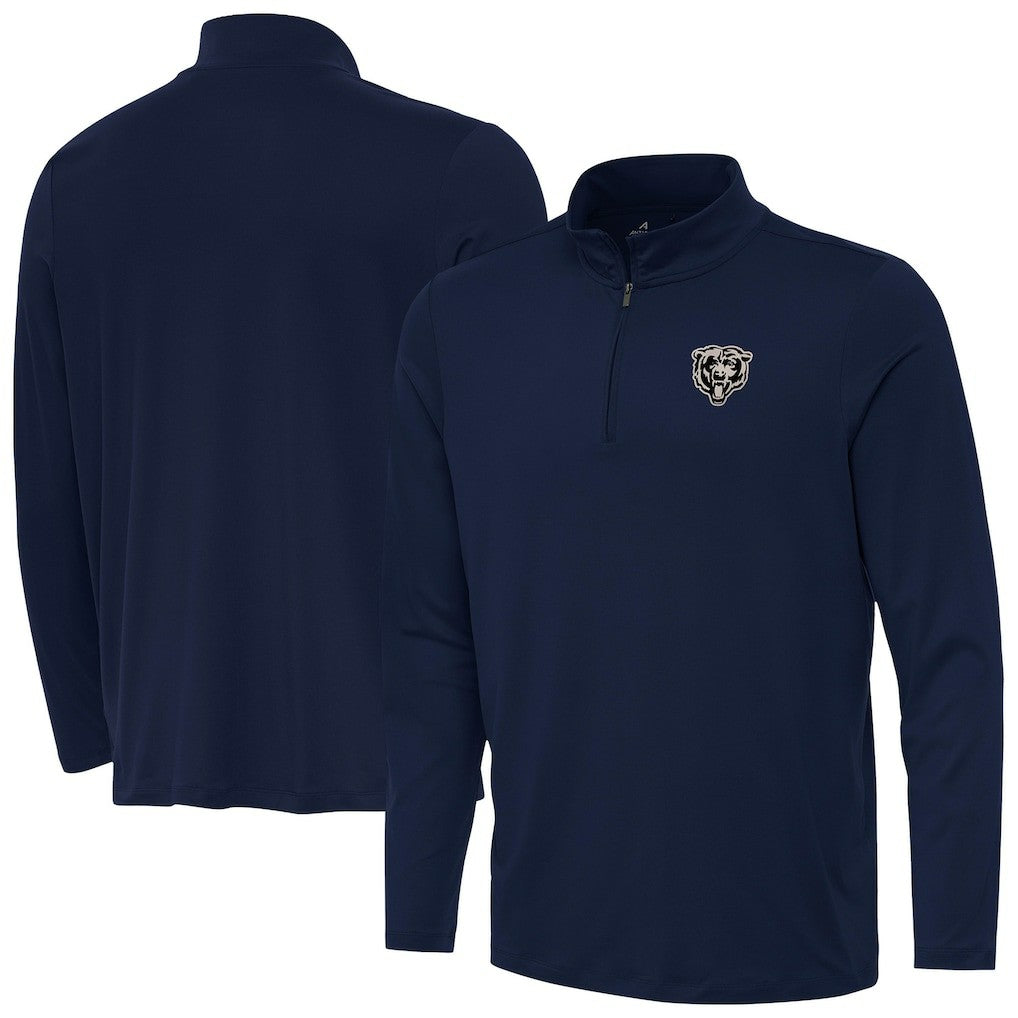 Chicago Bears  Antigua Reprocess Quarter-Zip Top