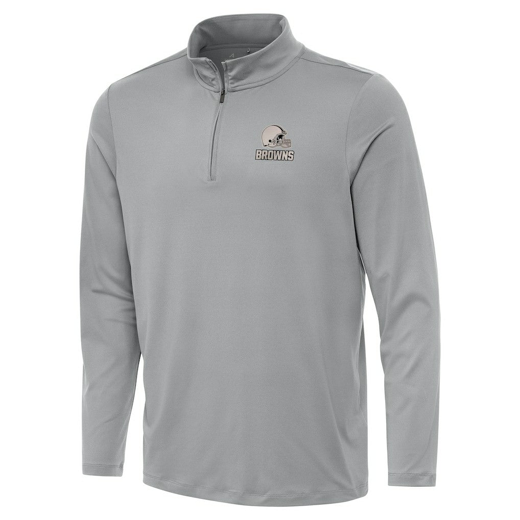 Cleveland Browns  Antigua Reprocess Quarter-Zip Top