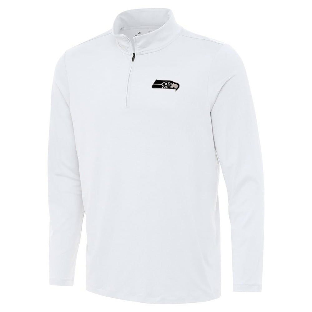 Seattle Seahawks  Antigua Reprocess Quarter-Zip Top