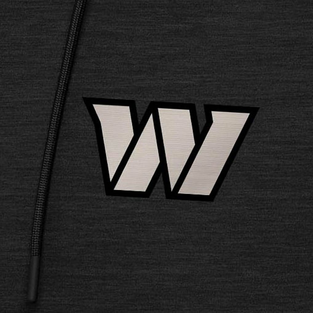 Washington Commanders  Antigua Spikes Raglan Quarter-Zip Hoodie