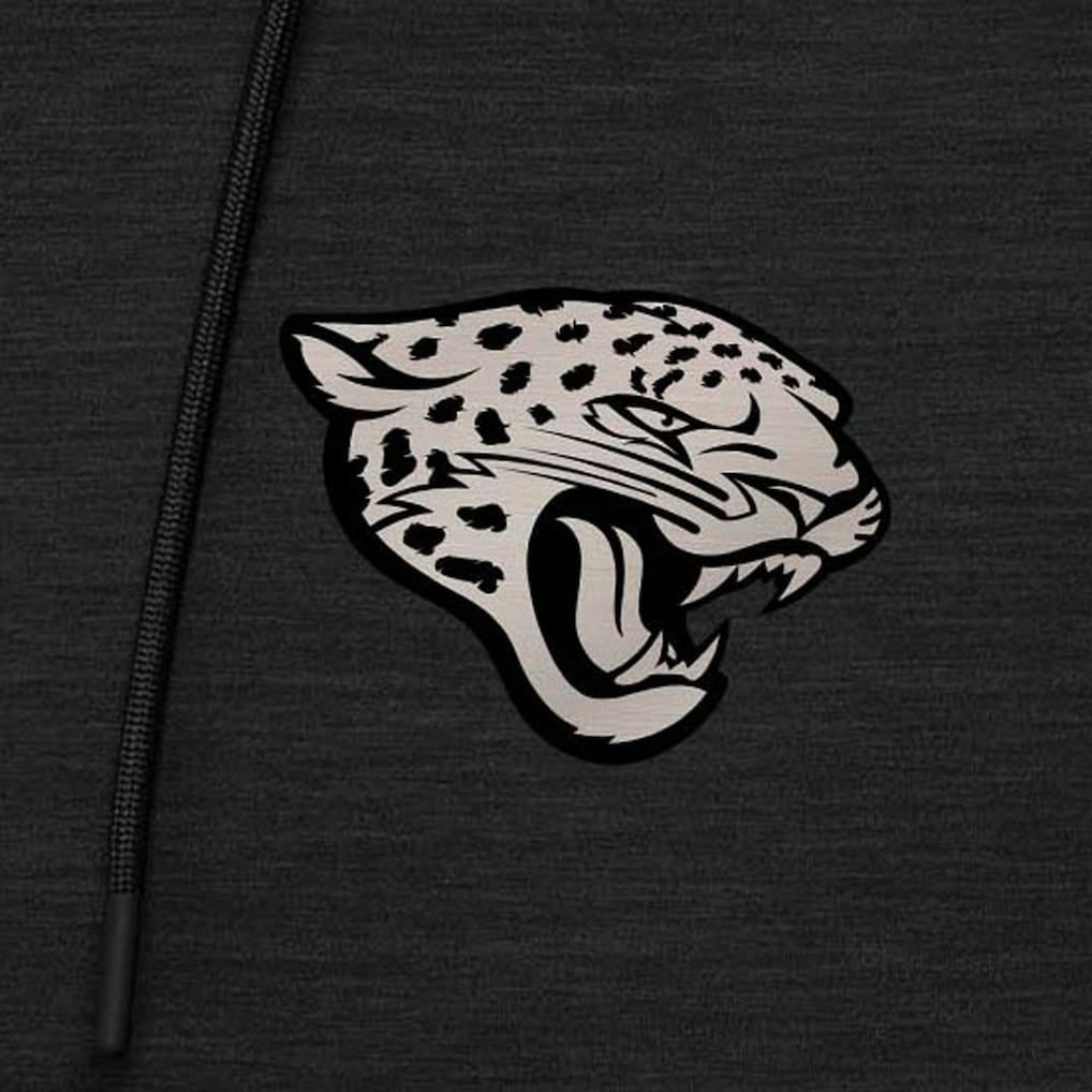 Jacksonville Jaguars  Antigua Spikes Raglan Quarter-Zip Hoodie