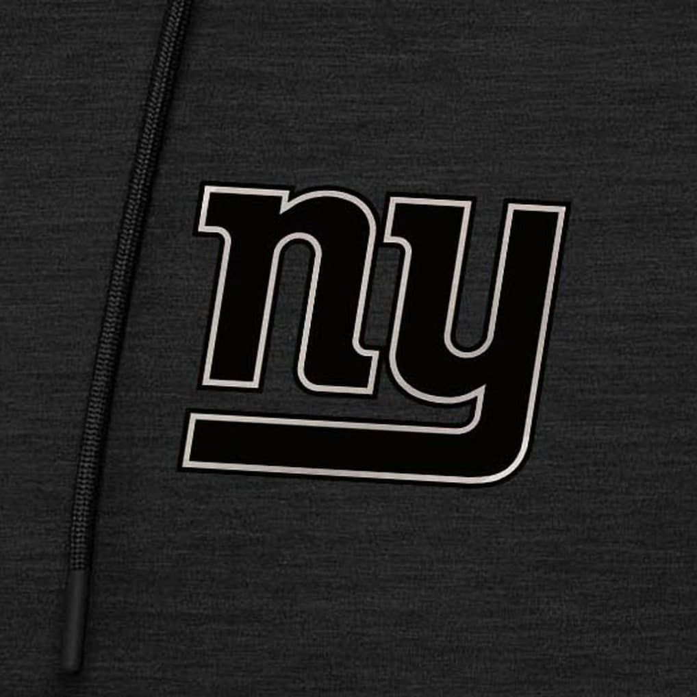 New York Giants  Antigua Spikes Raglan Quarter-Zip Hoodie