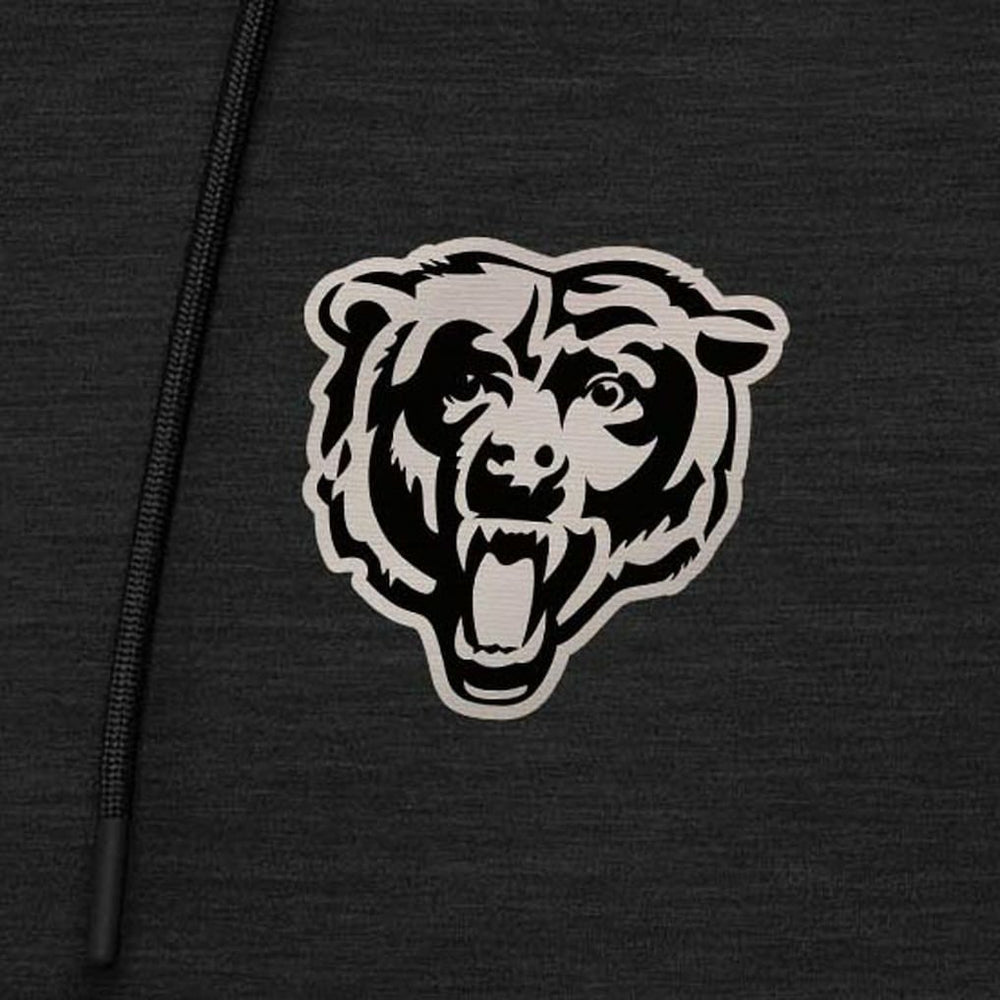 Chicago Bears  Antigua Spikes Raglan Quarter-Zip Hoodie