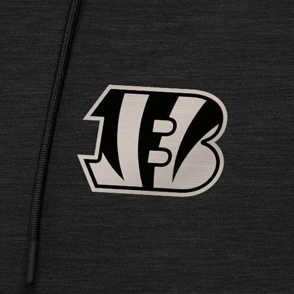 Cincinnati Bengals  Antigua Spikes Raglan Quarter-Zip Hoodie