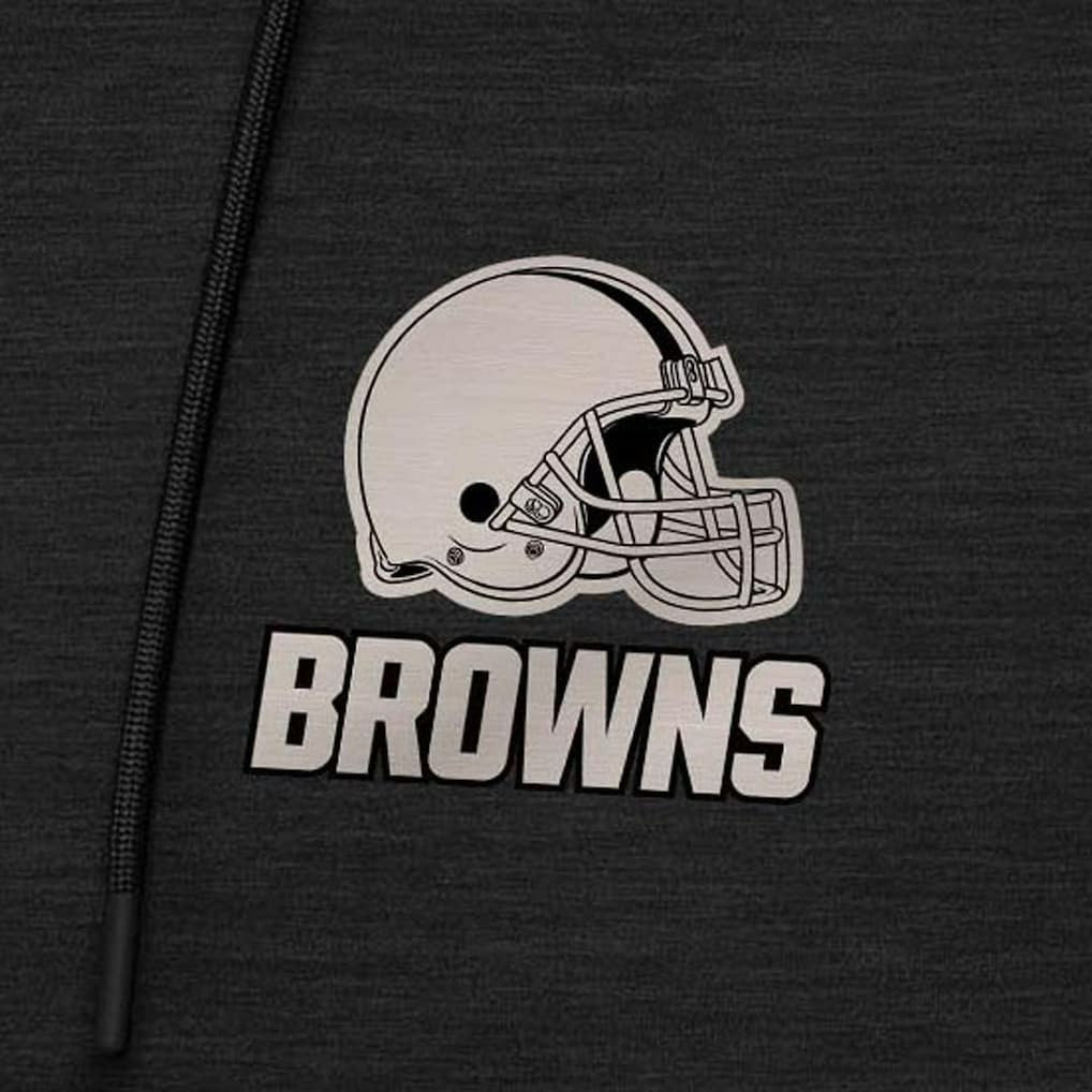 Cleveland Browns  Antigua Spikes Raglan Quarter-Zip Hoodie