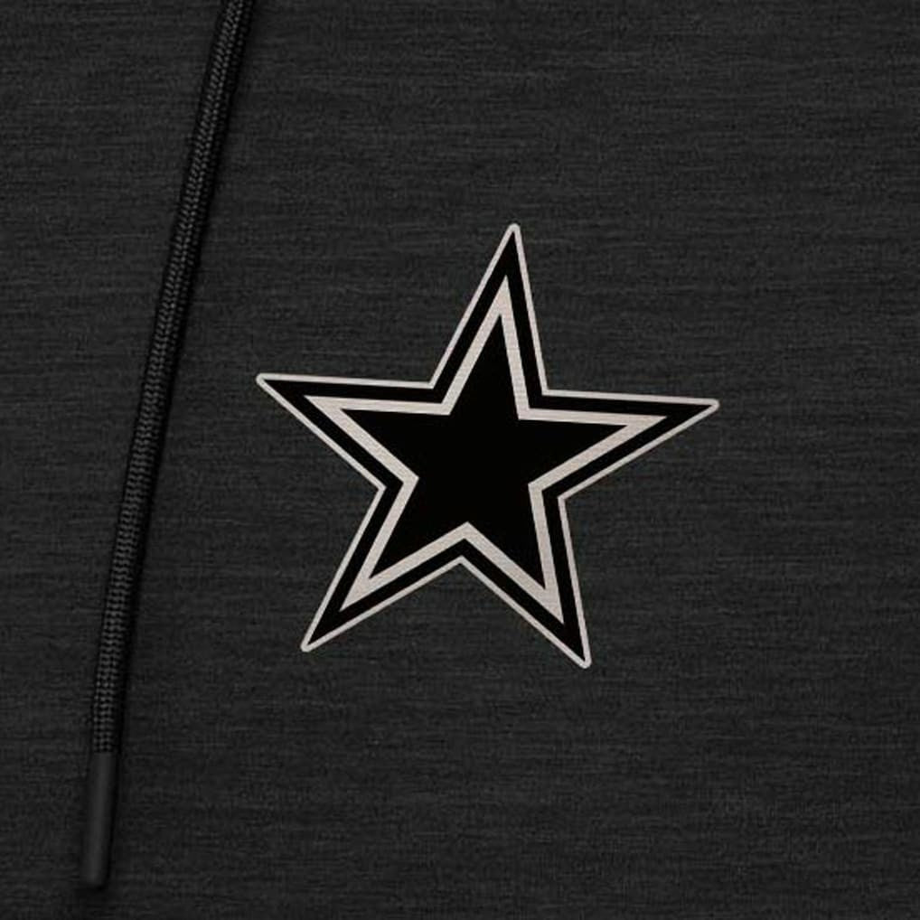 Dallas Cowboys  Antigua Spikes Raglan Quarter-Zip Hoodie