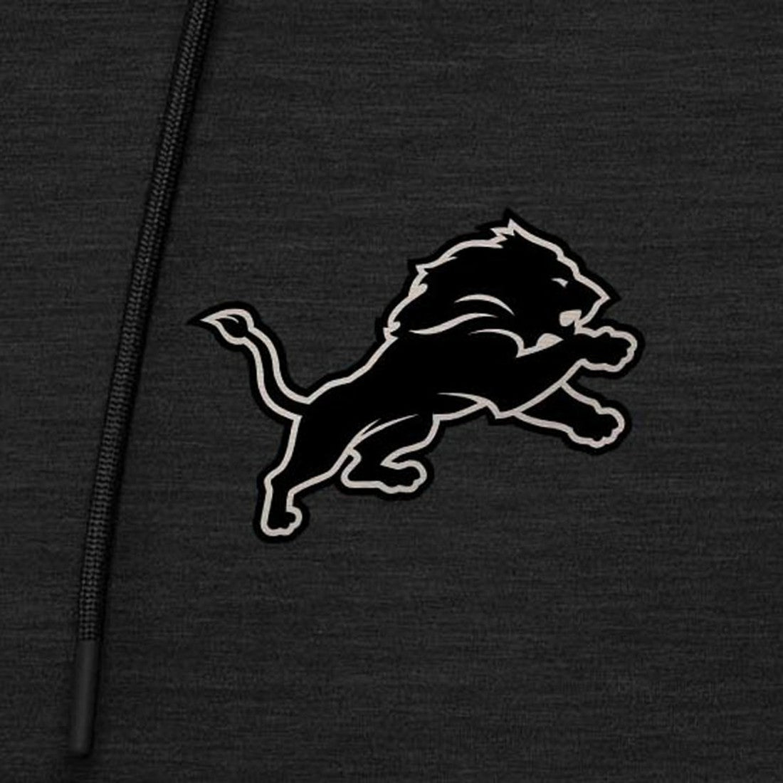 Detroit Lions  Antigua Spikes Raglan Quarter-Zip Hoodie