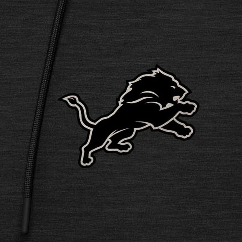 Detroit Lions  Antigua Spikes Raglan Quarter-Zip Hoodie