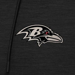 Baltimore Ravens  Antigua Spikes Raglan Quarter-Zip Hoodie
