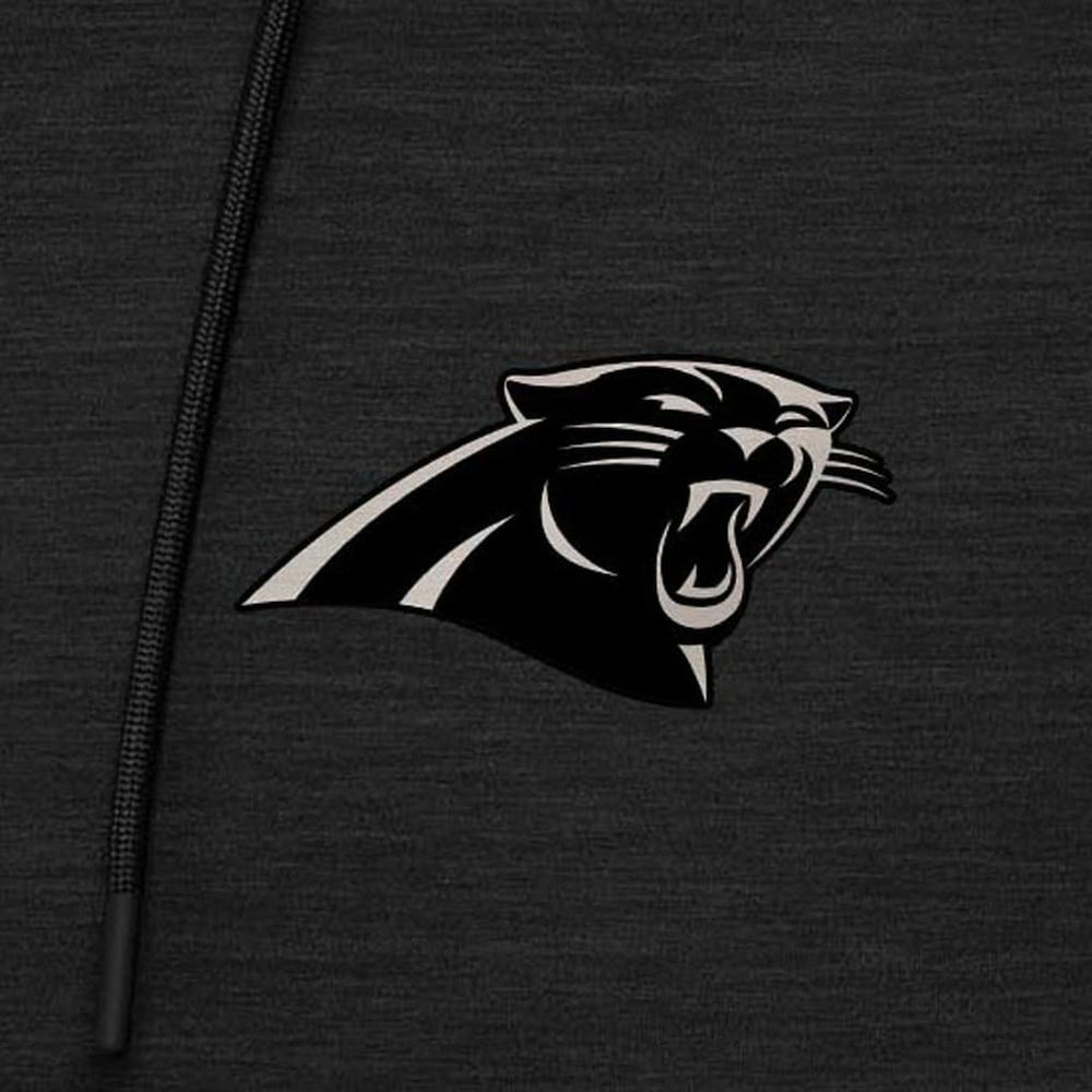 Carolina Panthers  Antigua Spikes Raglan Quarter-Zip Hoodie