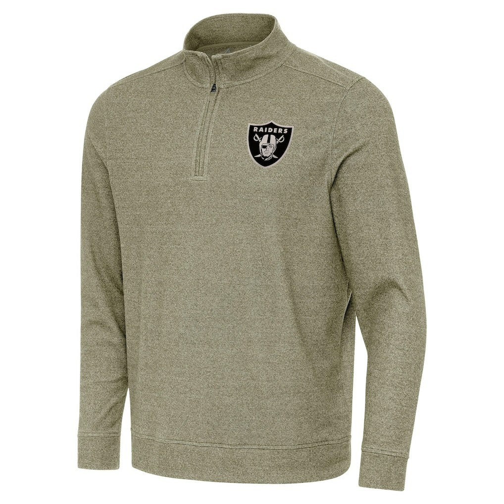 Las Vegas Raiders  Antigua Subtle Quarter-Zip Top