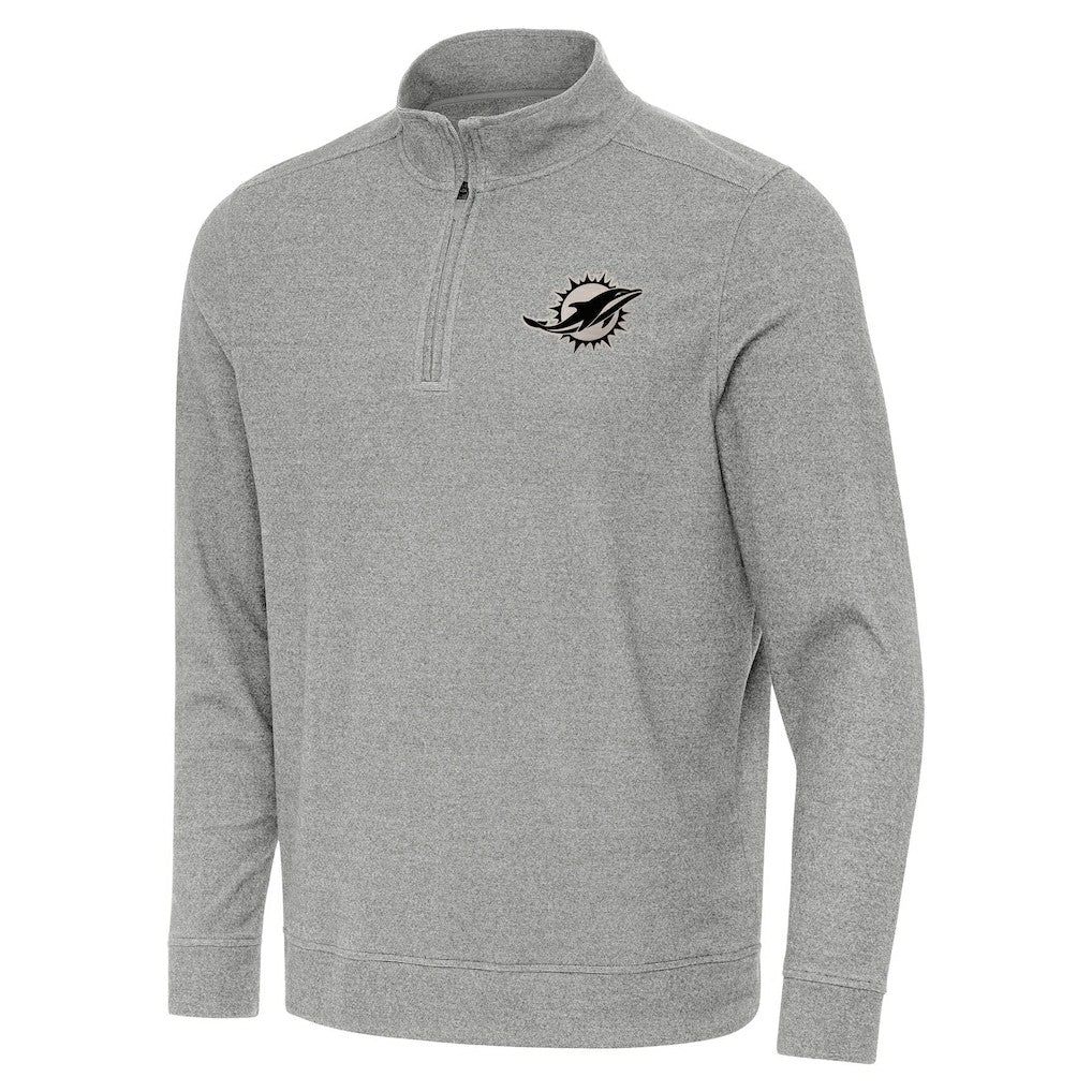 Miami Dolphins  Antigua Subtle Quarter-Zip Top
