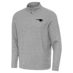 New England Patriots  Antigua Subtle Quarter-Zip Top