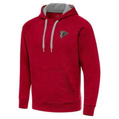 Atlanta Falcons  Antigua Brushed Carbon Victory Pullover Hoodie