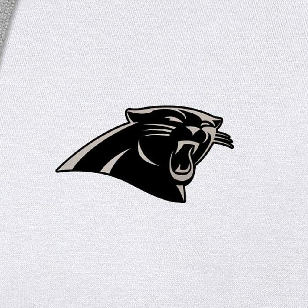 Carolina Panthers  Antigua Brushed Carbon Victory Pullover Hoodie