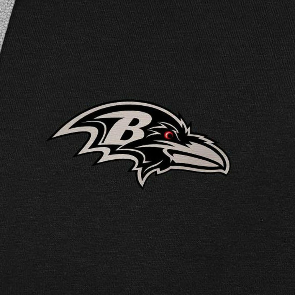 Baltimore Ravens  Antigua Brushed Carbon Victory Pullover Hoodie