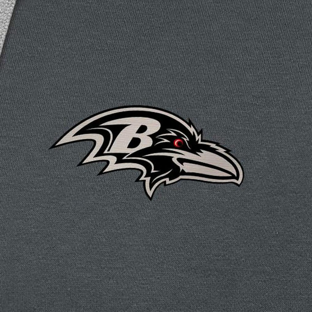 Baltimore Ravens  Antigua Brushed Carbon Victory Pullover Hoodie