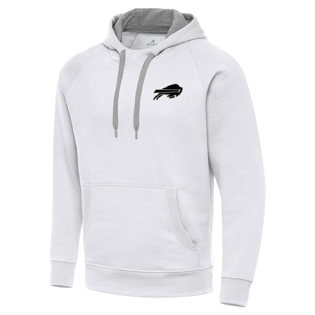Buffalo Bills  Antigua Brushed Carbon Victory Pullover Hoodie