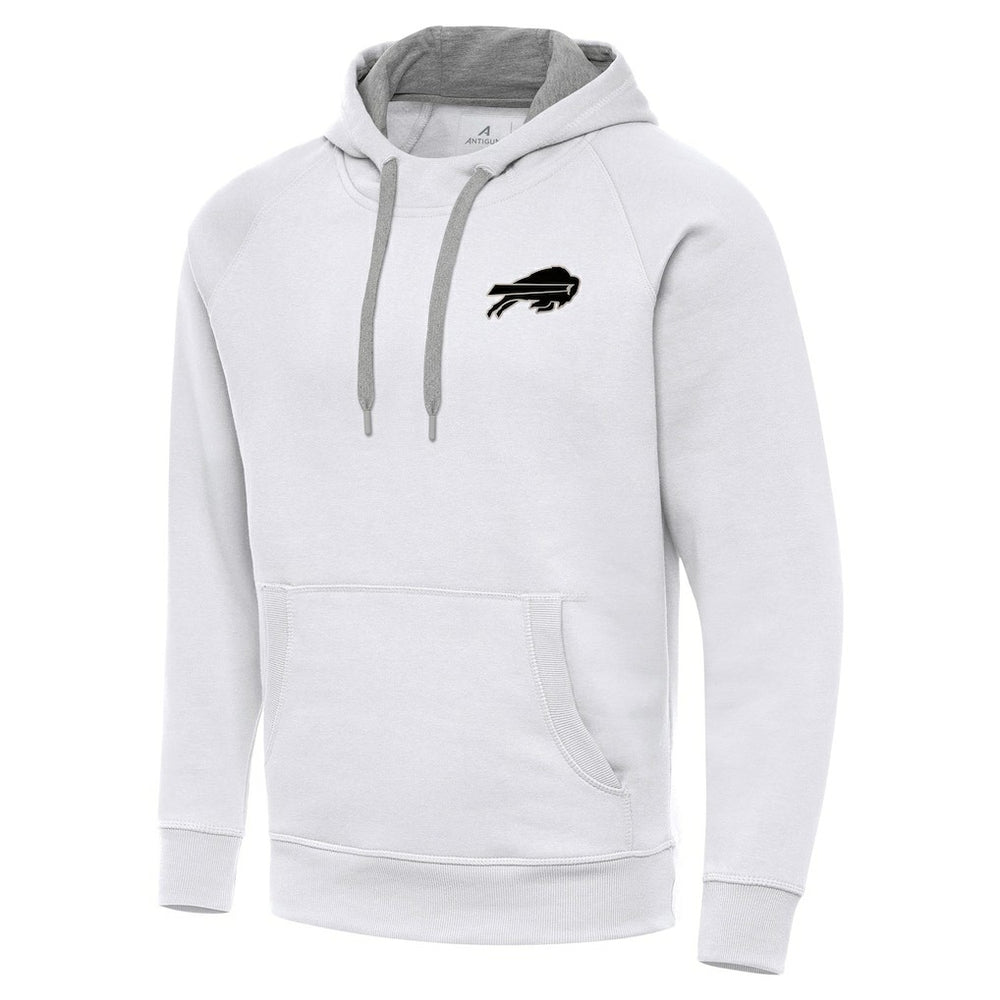 Buffalo Bills  Antigua Brushed Carbon Victory Pullover Hoodie