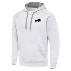 Buffalo Bills  Antigua Brushed Carbon Victory Pullover Hoodie