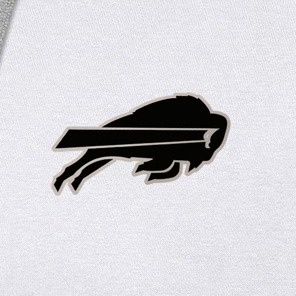 Buffalo Bills  Antigua Brushed Carbon Victory Pullover Hoodie