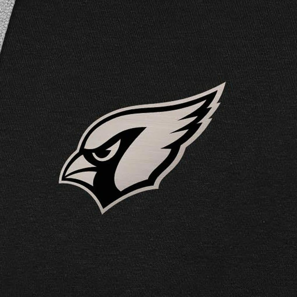 Arizona Cardinals  Antigua Brushed Carbon Victory Pullover Hoodie