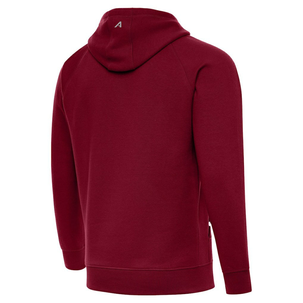Arizona Cardinals  Antigua Brushed Carbon Victory Pullover Hoodie