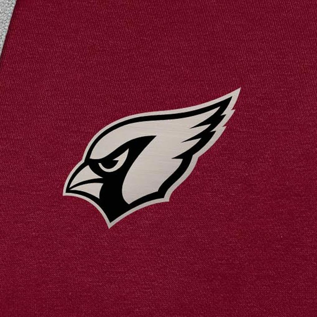 Arizona Cardinals  Antigua Brushed Carbon Victory Pullover Hoodie