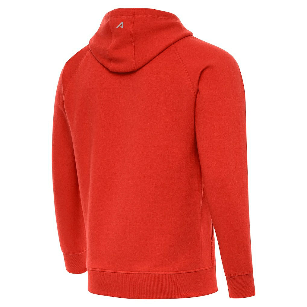 Cleveland Browns  Antigua Brushed Carbon Victory Pullover Hoodie