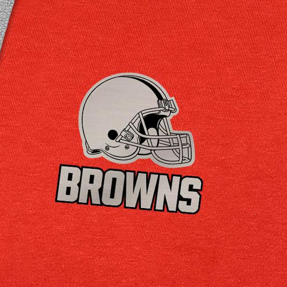 Cleveland Browns  Antigua Brushed Carbon Victory Pullover Hoodie