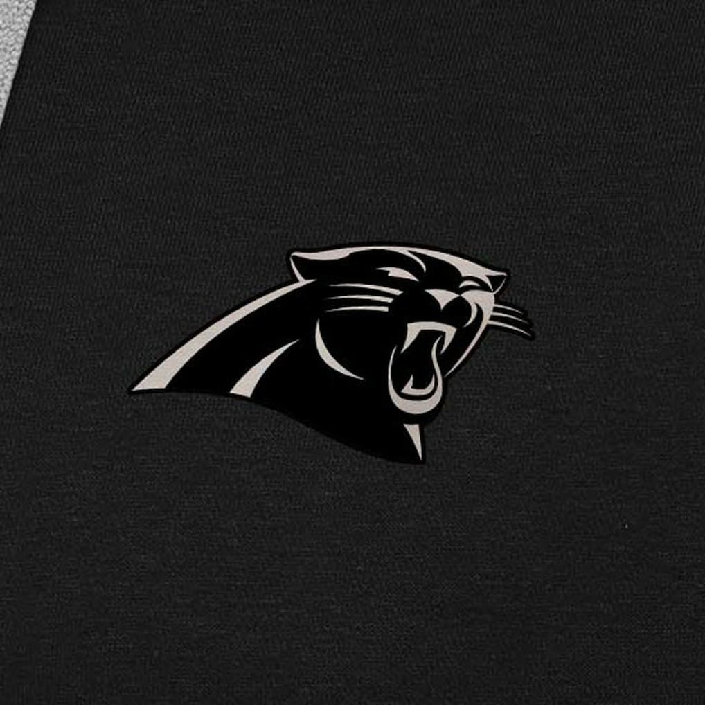 Carolina Panthers  Antigua Brushed Carbon Victory Pullover Hoodie