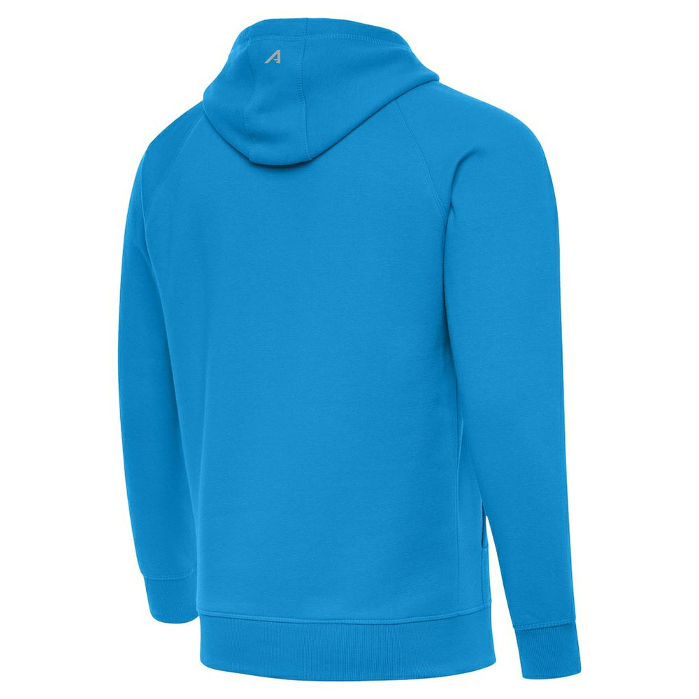 Carolina Panthers  Antigua Brushed Carbon Victory Pullover Hoodie
