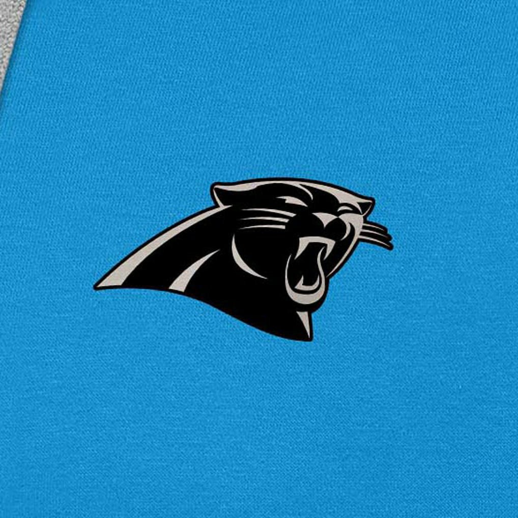 Carolina Panthers  Antigua Brushed Carbon Victory Pullover Hoodie