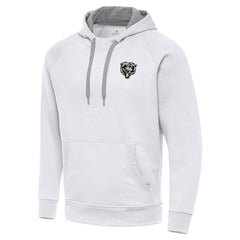 Chicago Bears  Antigua Brushed Carbon Victory Pullover Hoodie
