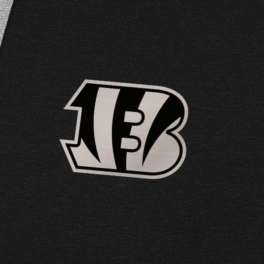 Cincinnati Bengals  Antigua Brushed Carbon Victory Pullover Hoodie