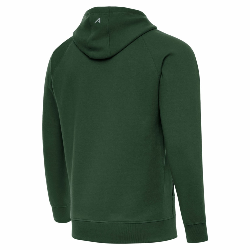 Green Bay Packers  Antigua Brushed Carbon Victory Pullover Hoodie