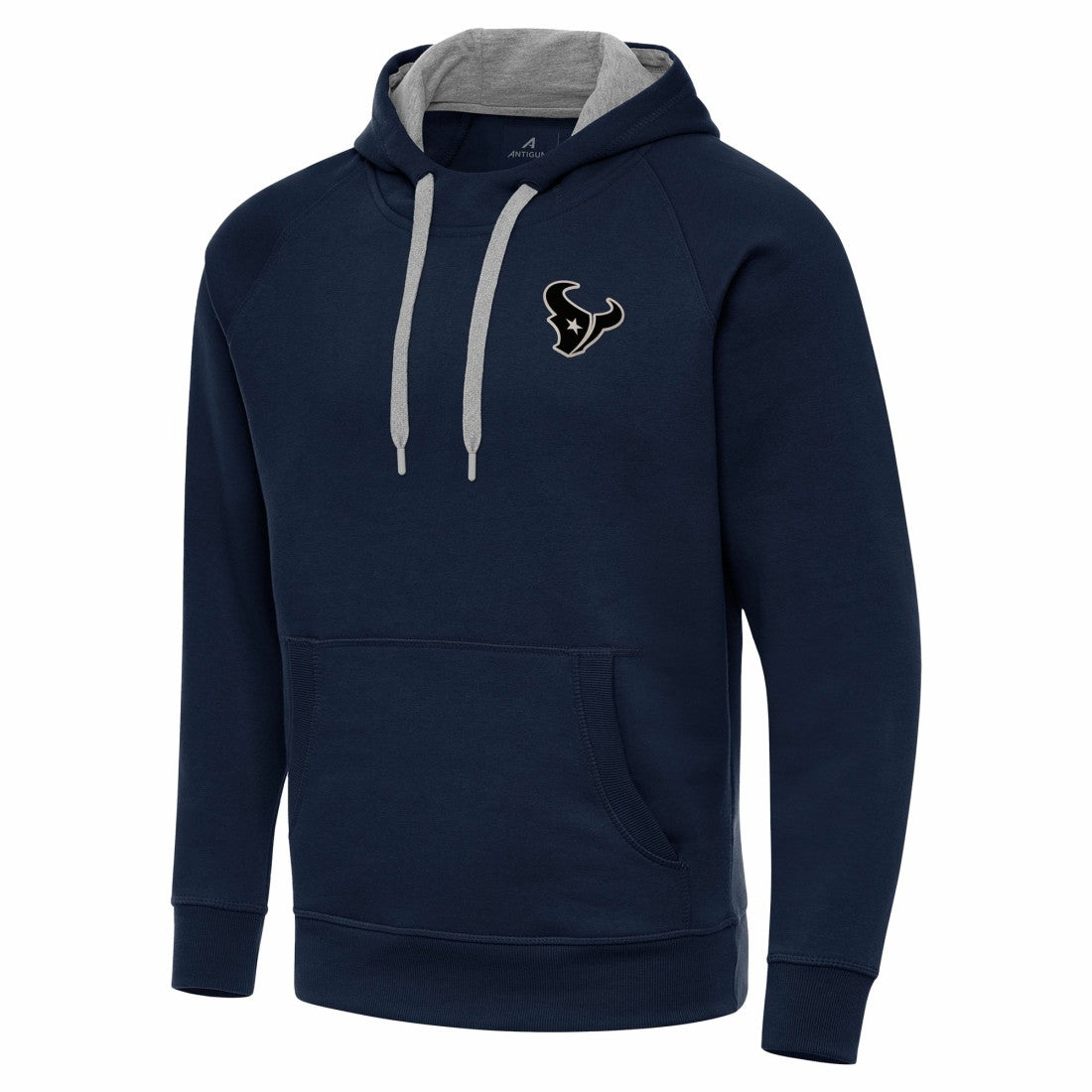 Houston Texans  Antigua Brushed Carbon Victory Pullover Hoodie