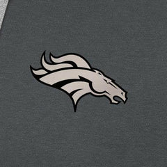 Denver Broncos  Antigua Brushed Carbon Victory Pullover Hoodie