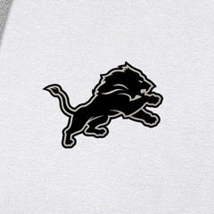 Detroit Lions  Antigua Brushed Carbon Victory Pullover Hoodie