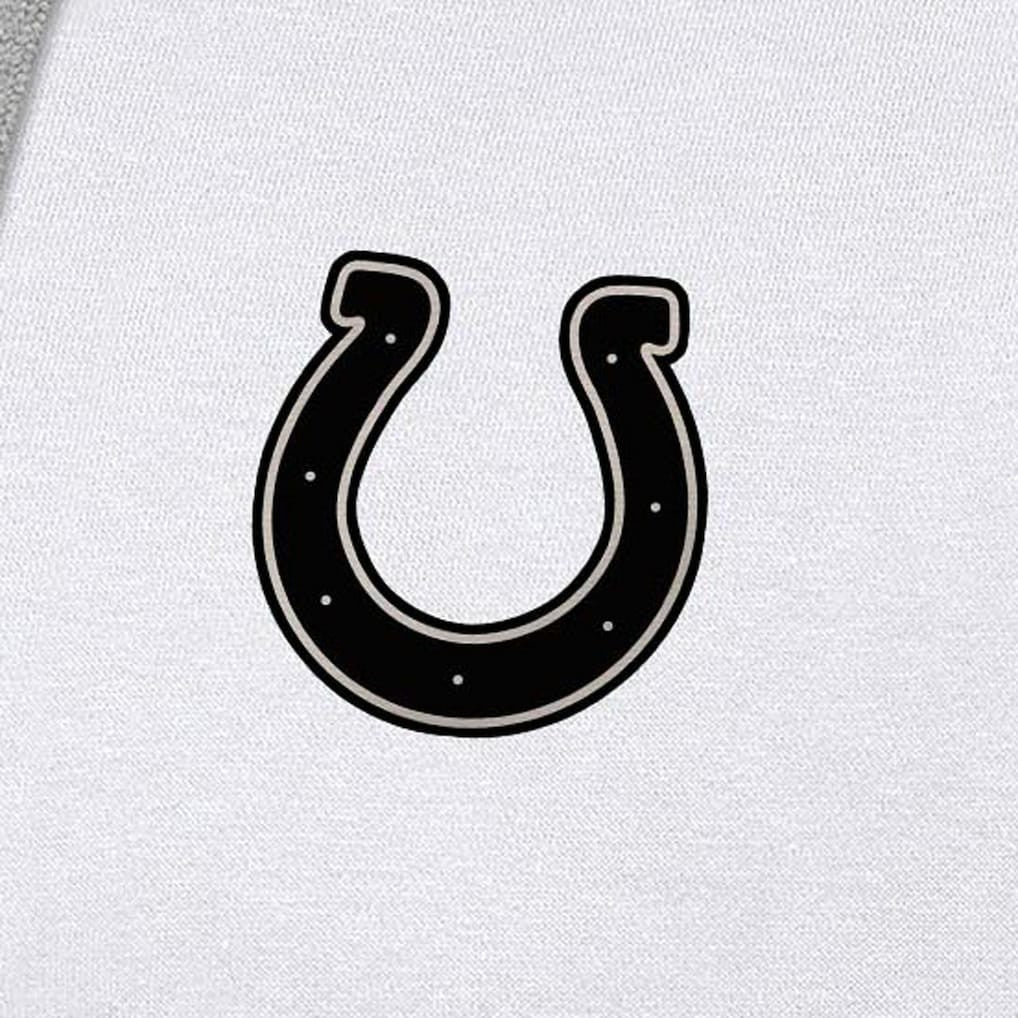 Indianapolis Colts  Antigua Brushed Carbon Victory Pullover Hoodie