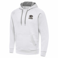Green Bay Packers  Antigua Brushed Carbon Victory Pullover Hoodie