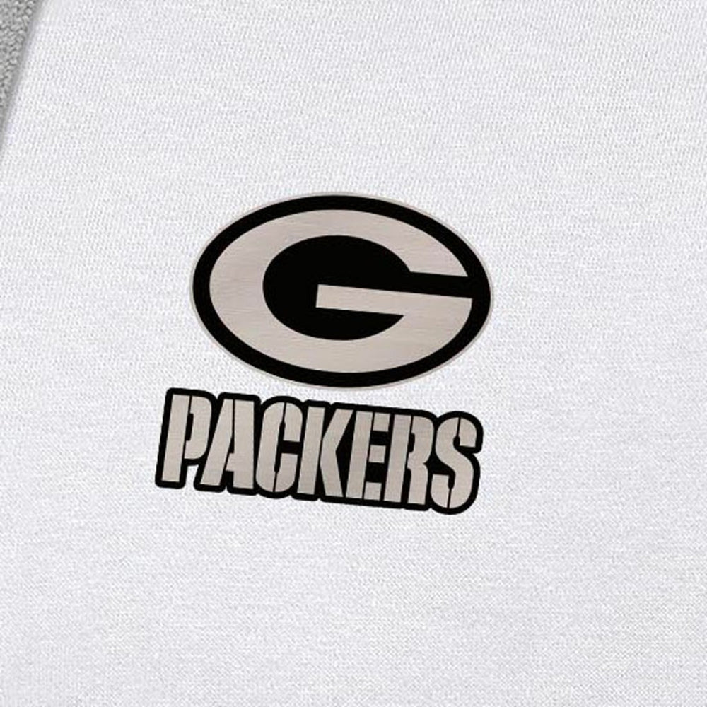 Green Bay Packers  Antigua Brushed Carbon Victory Pullover Hoodie